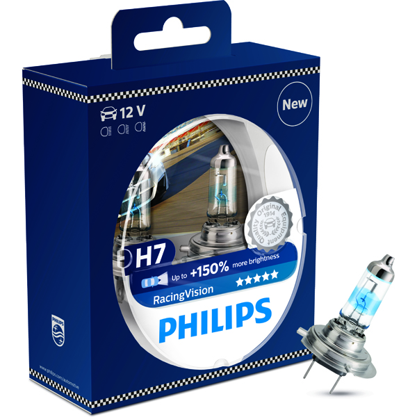 Philips Racing Vision GT200 H7 Bulbs – Travelin-Lite